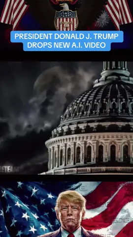 President  Donald J Trump releases NEW A.L. generated video. #donaldtrump #maga #whitehouse #sombrero #trump 