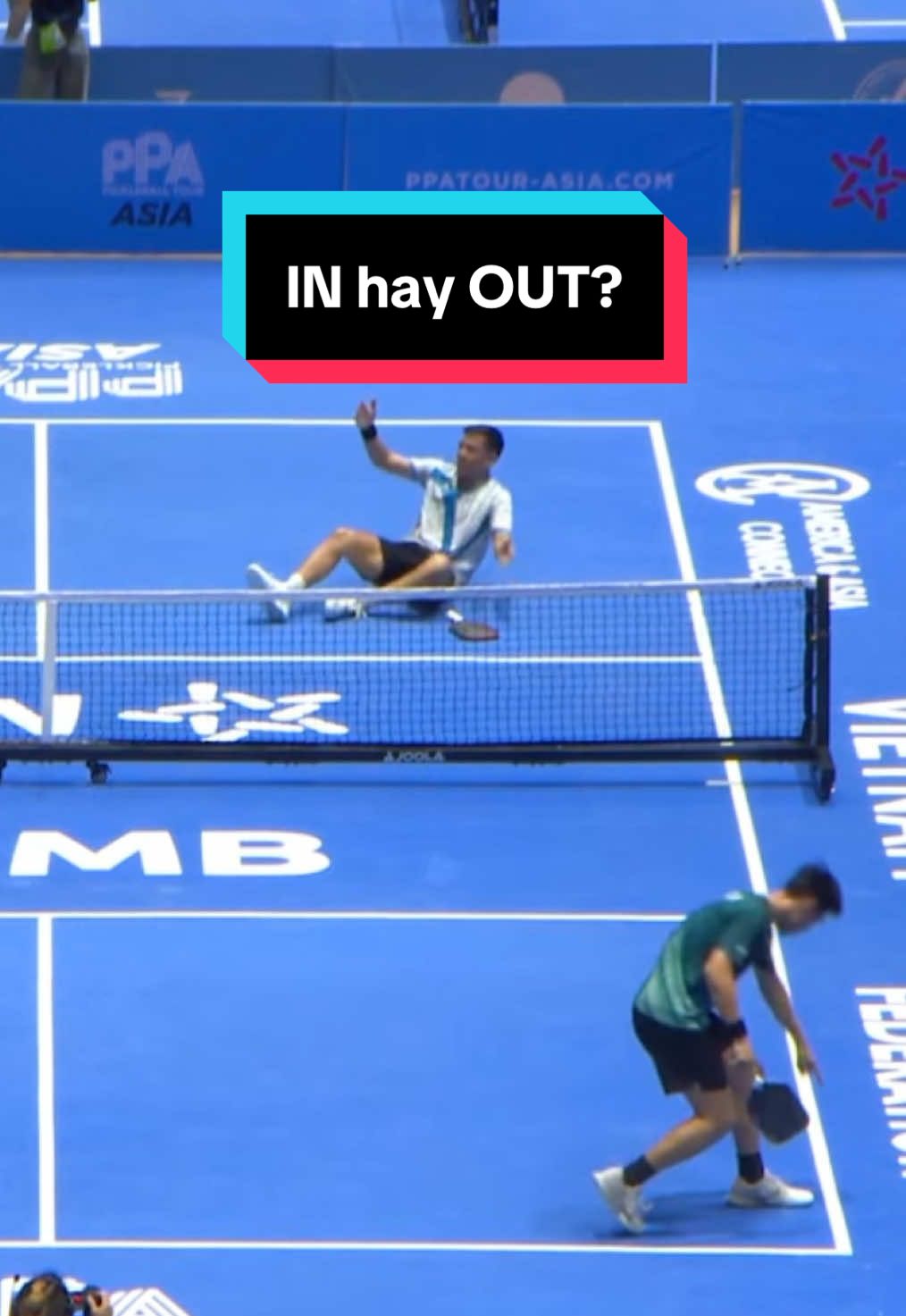 IN hay OUT? Liên tiếp 2 pha bóng gây tanh cãi khiến Lý Hoàng Nam thua tiếc nuối trước Trương Vinh Hiển #pickleball #ppatour #ppa #lyhoangnam #truongvinhhien 