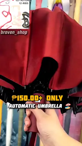 24 Ribs Automatic Umbrella  #payong #umbrella #24ribsumbrella #TikTokFindsPH #budgetfriendly 
