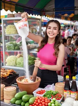 #ส้มตำแซ่บๆจ้า🥗#สร้างวีดีโอด้วยai #แจกprompt #กดใจกดติดตามให้หน่อยน่าา❤ 