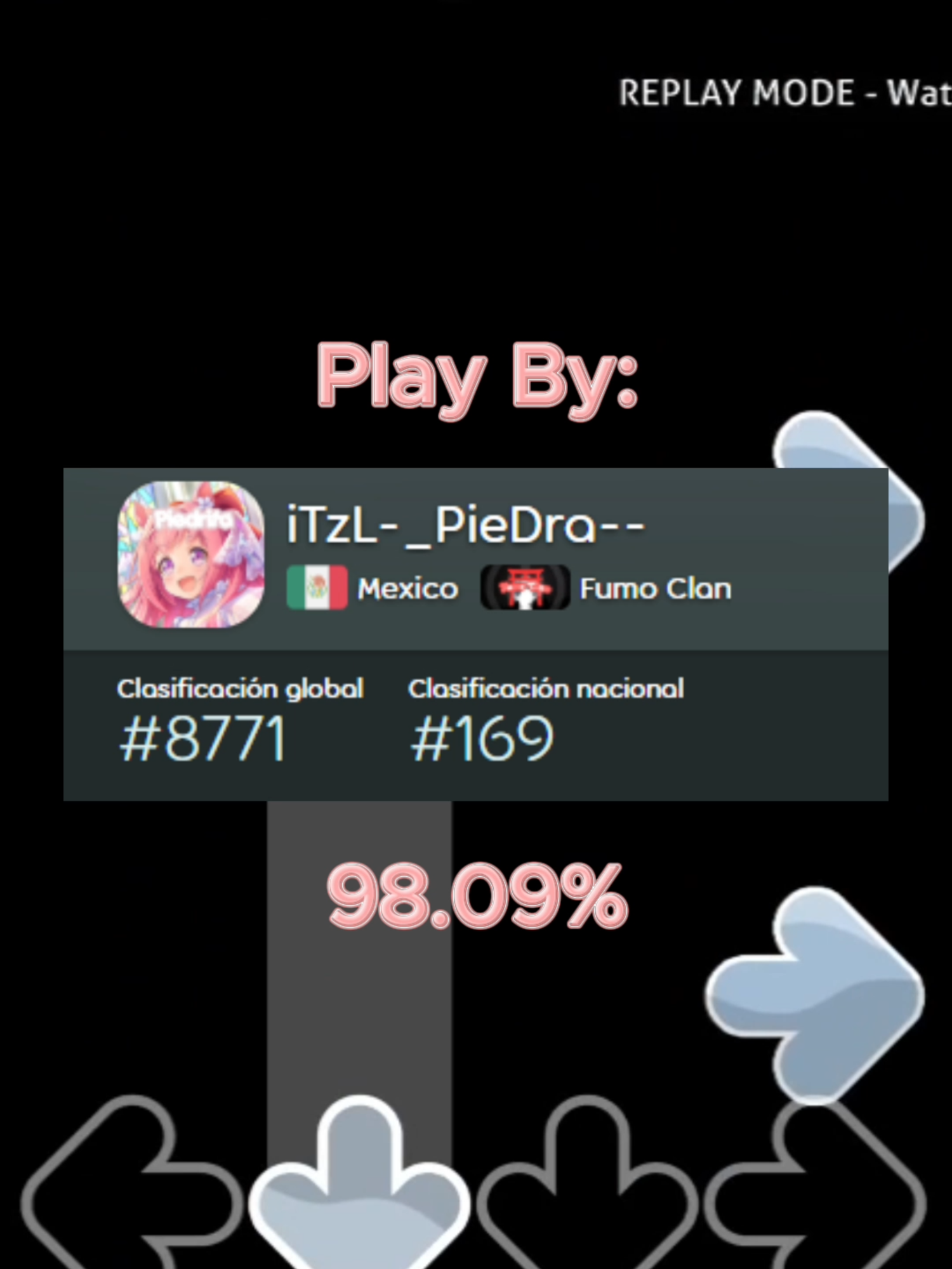 Revivimos con una play del gran piedra 🙏🙏🙏 @itzlxxpiedraxx  #fnf #osu #Mexico #mania #rythm #Touhou #Clan #team