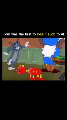 Tom was the first to lose his job to AI 🤖🐈 In “Push Button Kitty,” Tom learns a hard truth about business and life: if you don’t adapt, you get replaced. When his owner swaps him out for Mechano, a high-tech mechanical cat that never fusses, sheds fur or require feeding, Tom suddenly finds himself jobless—watching someone else do his work faster and better. The lesson? No matter how good you think you are, times change. And if you don’t evolve, you risk being left behind. #Tech #technology #entrepreneur #entrepreneurmindset #lifelessons 