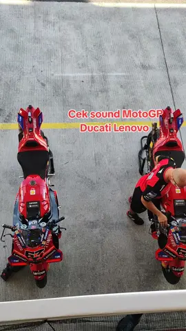 Cek sound MotoGP Ducati Lenovo #indonesianGP #motogpindonesia #pertaminamandalikacircuit 