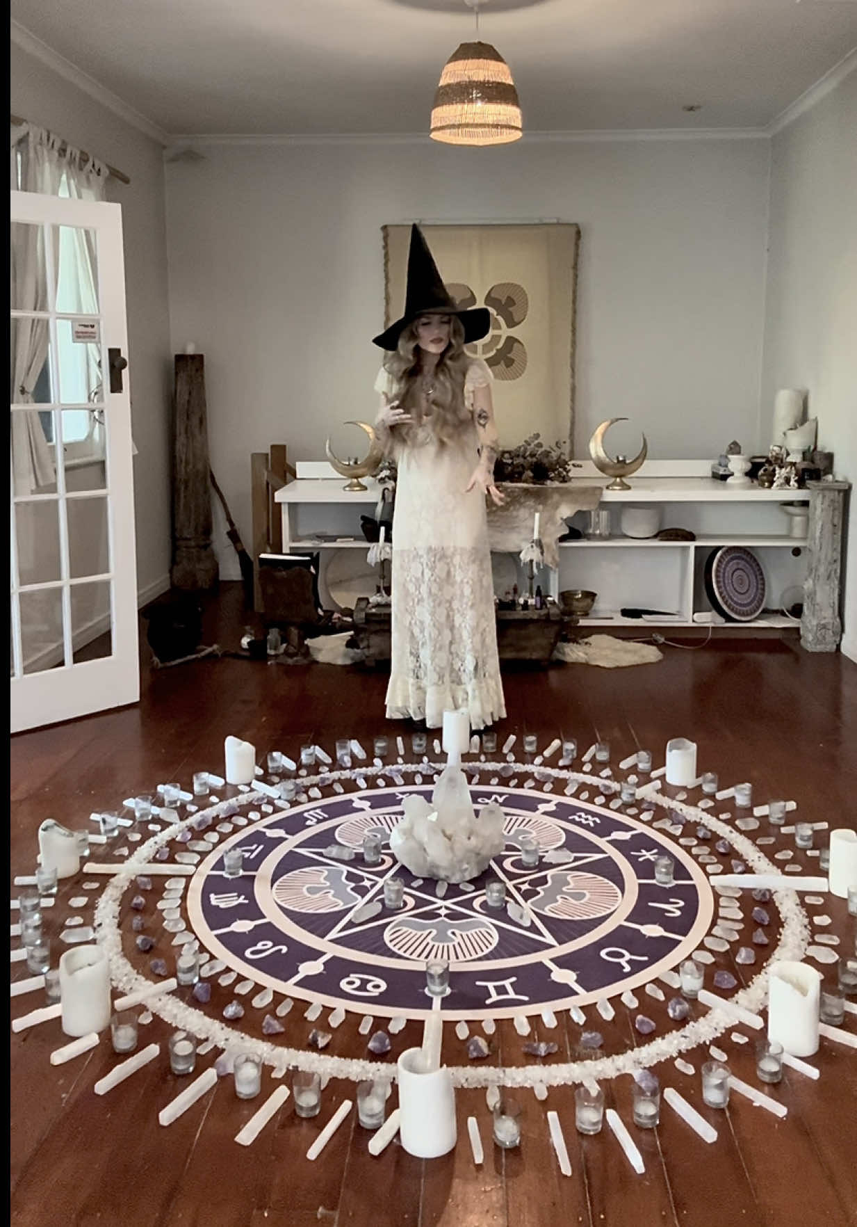 Thank you for helping me bring them to life 🔮🫶🏼✨ #witch #ritualmat #witchtok #witchesoftiktok 