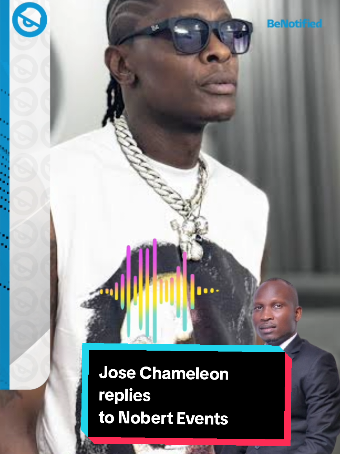 #Benotified : Legendary @JoseChameleone clears the air, assuring @NOBAT EVENTS  that there’s no bad blood he’s not in any fight with him.#fypシ #ViralVideos 