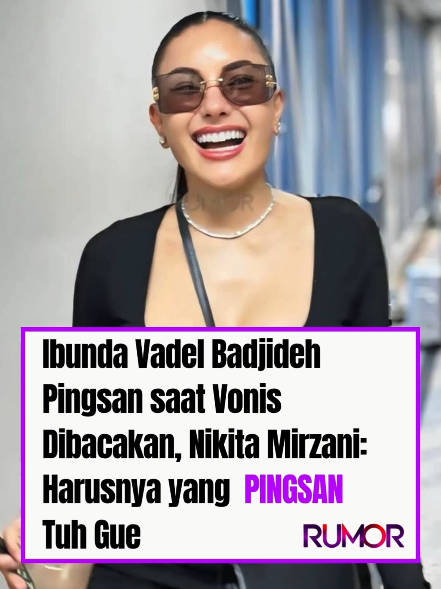 Ibunda Vadel Badjideh jatuh pingsan usai mendengar vonis 9 tahun dan denda Rp 1 Miliar Vadel. Hal tersebut langsung ditanggapi pedas okeh Nikita Mirzani #nikitamirzani #vadelbadjideh #vonis