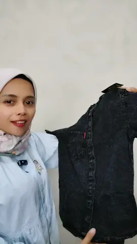 kemeja jeans trendy nyaman dipakai #kemejaanak 