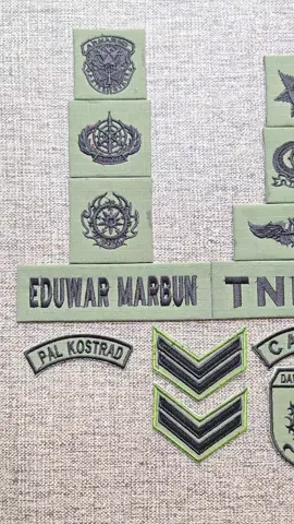 PAPAN NAMA YG SEDANG VIRAL SUDAH BISA DI ORDER YA KAK😍 #tentaraindonesia #bordir #fyppppppppppppppppppppppp #tentara #perlengkapantni 