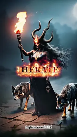 Goddess of the witches, three fold queen, guardian of the crossroads, keeper of torches. Hekate walks between worlds, guiding those who dare to seek her wisdom. 🌙🔥🗝️ #Hekate #DarkGoddess #GoddessOfWitchcraft #AIArtVideo #AIAnimation          
