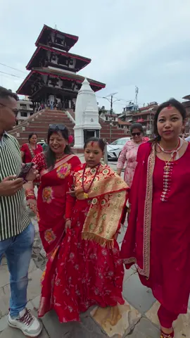 Former Kumari Maa visits Kumari Ghar after 4 days 🥰#kumari #jaykumarimaa #basantapur #fyp #nepalitiktok 