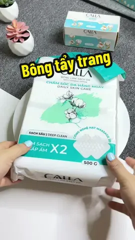 Bông tẩy trang làm sạch sâu túi 500g #bongtaytrang #bongtaytrangquocdan #bongtaytrangbachtuyet #bongtaytrangcalla #skincare #lamdep 