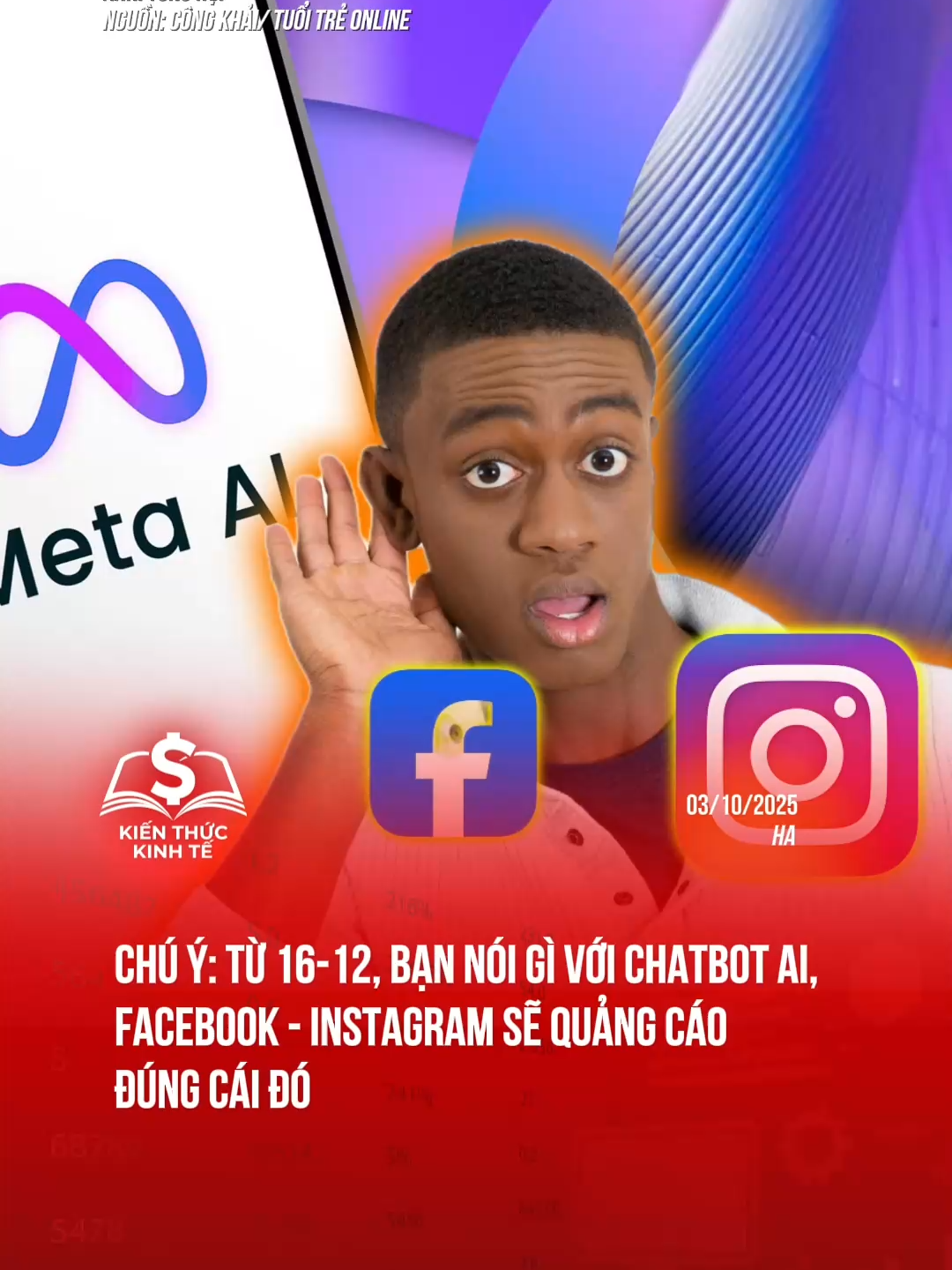CHÚ Ý: TỪ 16-12, BẠN NÓI GÌ VỚI CHATBOT AI, FACEBOOK - INSTAGRAM SẼ QUẢNG CÁO ĐÚNG CÁI ĐÓ #kienthuckinhte #titkoknews #kinhte #taichinh #taichinhkinhte