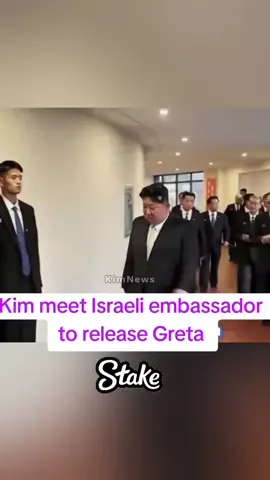 Kim jhon meet Israeli embassador to release greta north Korea on action #northkorea #viral #foryoupage #kimnews #trending 