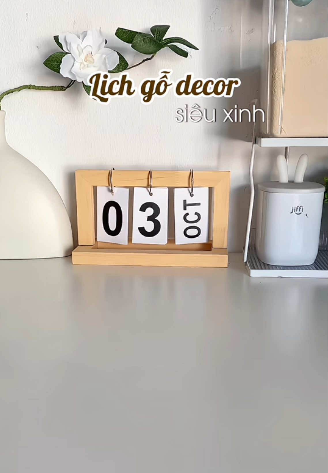Lịch gỗ decor góc làm việc xinh cho các Mom đây #lichgo #lichgodeban #lichgodecor #lichdeban #hamevoibe 