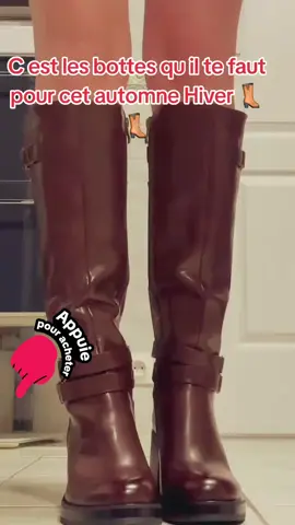 Bottes cavalières à boucles. #tiktokshop #pourtoi #TikTokShopFrance 