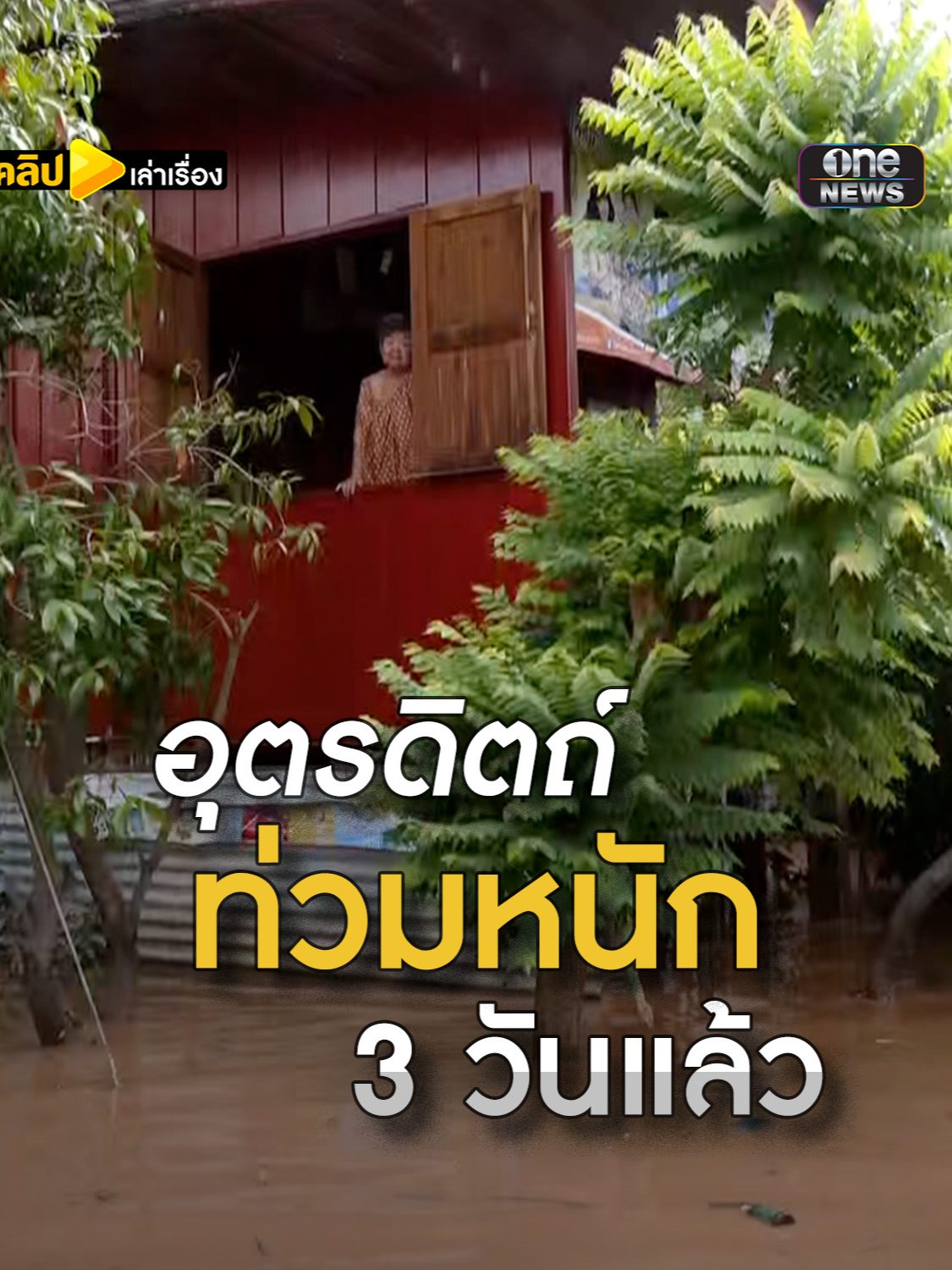 รอคอยการช่วยเหลือ! ชาวบ้าน อ.พิชัย จ.อุตรดิตถ์ ถูกน้ำท่วมหนัก 3 วันแล้ว ได้รับความเดือดร้อนอย่างหนัก  #น้ำท่วม #อุตรดิตถ์#สำนักข่าววันนิวส์