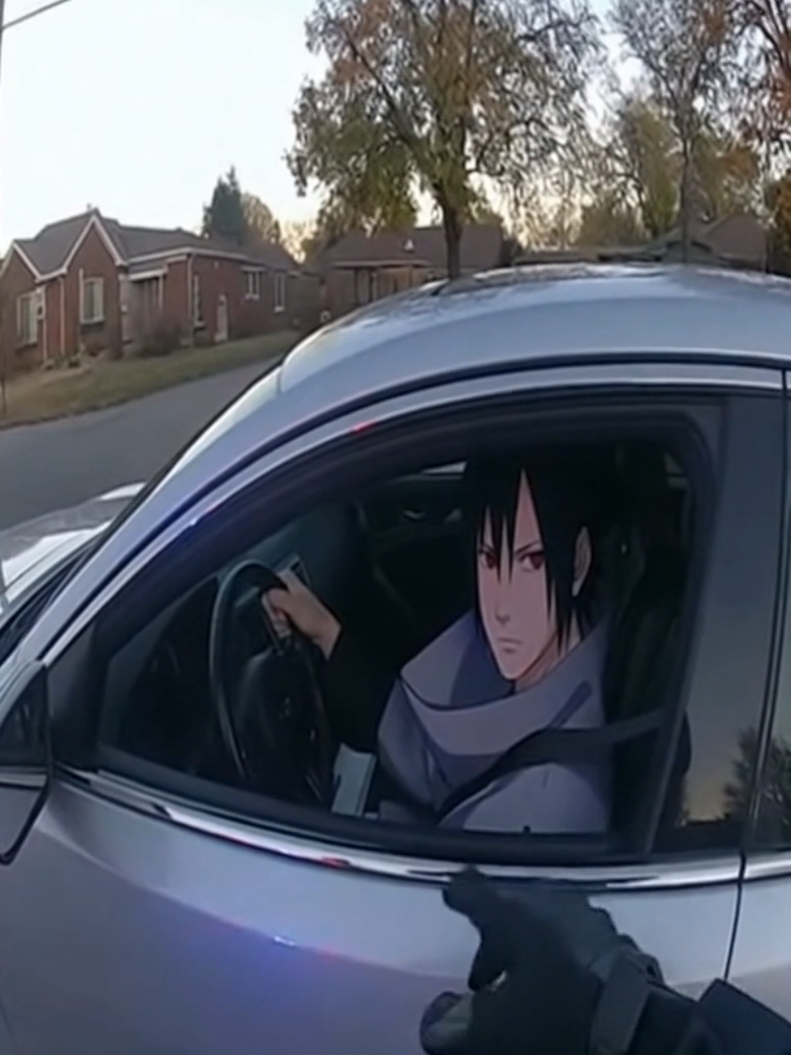 Sasuke Traffic Stop #sasuke #sasukeuchiha #naruto #narutoshippuden #ai 