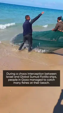 Humanitarian aids may not reach to people in Gaza, but something else was sent to feed their faimilies. Dear Global Sumud Flotilla teams, you all indeed did something. IT IS NOT AN EMPTY EFFORT. Video credit to @Haroqs and @يــــوســــف #globalsumudflotilla #globalsumudflotillamalaysia #freepalestine 