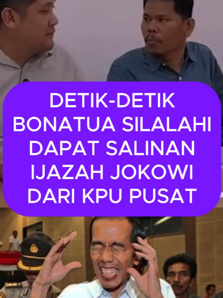 Detik-Detik Pakar Kebijakan Publik Bonatua Silalahi Mendapatkan Salinan Ijazah Jokowi Yang DIlegalisir UGM Yang Dipakai Saat Daftar Pilpres 2019 Ke KPU Pusat  #roysuryo #bonatuasilalahi #kasusijazahpalsujokowi #jokowidodo