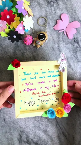 A different idea for gift 🎁 giving on Teacher’s Day gift 💝 #foryou #teacher #teachersday #viral #giftidea 