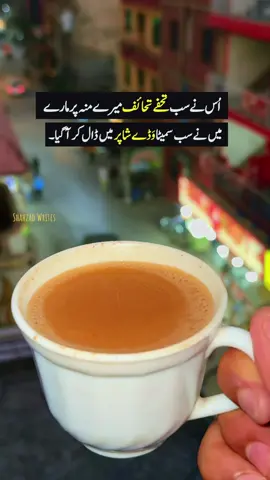 اس نے تحفے منہ پر مارے ہم نے بھی وڈے شاہر میں ڈالا اور اگئے۔ #islamabad #growmyaccount #unfreezemyaccount #caption #tea 