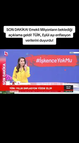 SON DAKİKA! Emekli Milyonların beklediği açıklama geldi! TÜİK, Eylül ayı enflasyon verilerini duyurdu! #emekli #promosyon #zam #maaş #tgrthaber 