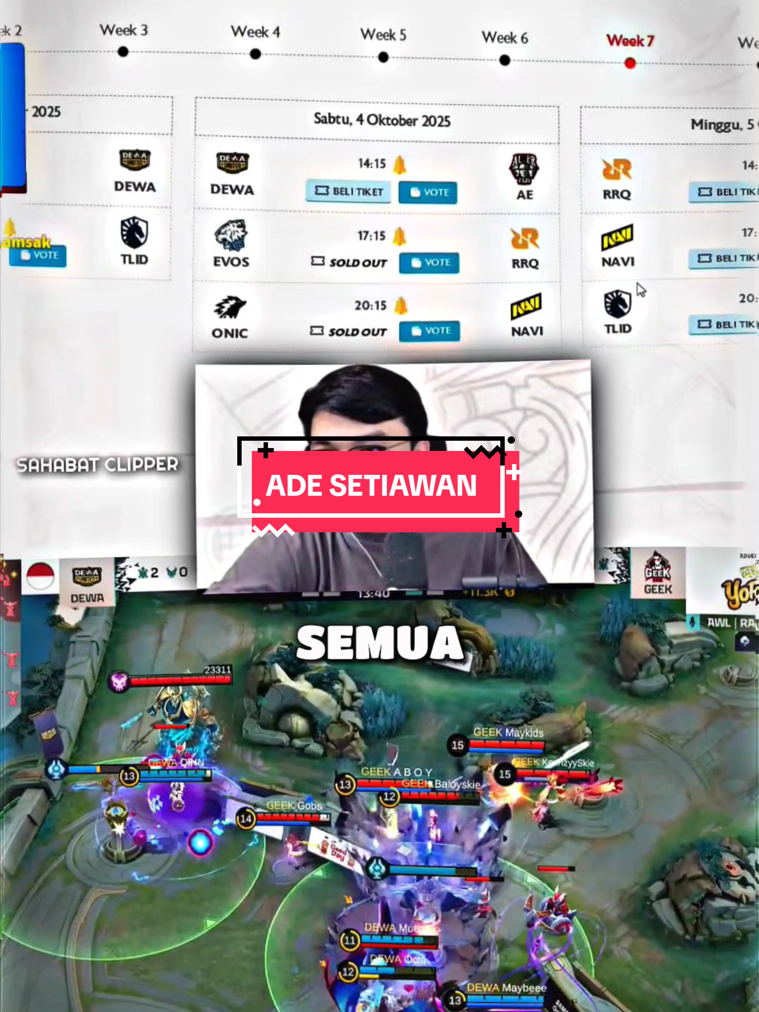 RRQ Wajib Menang Lawan EVOS kalo mau Lolos Playoff🤔😱 #NEXTJagoanMabar #MLBBNEXT2025 #rrqhoshii #adesetiawan #fyp 