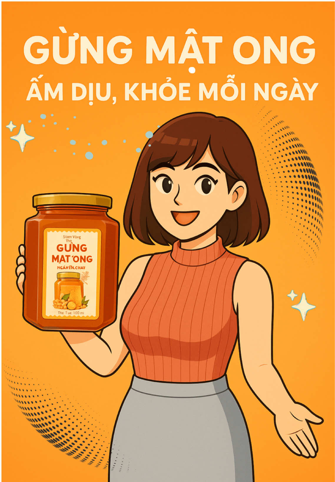 Trà gừng mật ong ấm dịu, khoẻ mỗi ngày #suckhoe #xuhuong #gungmatong 