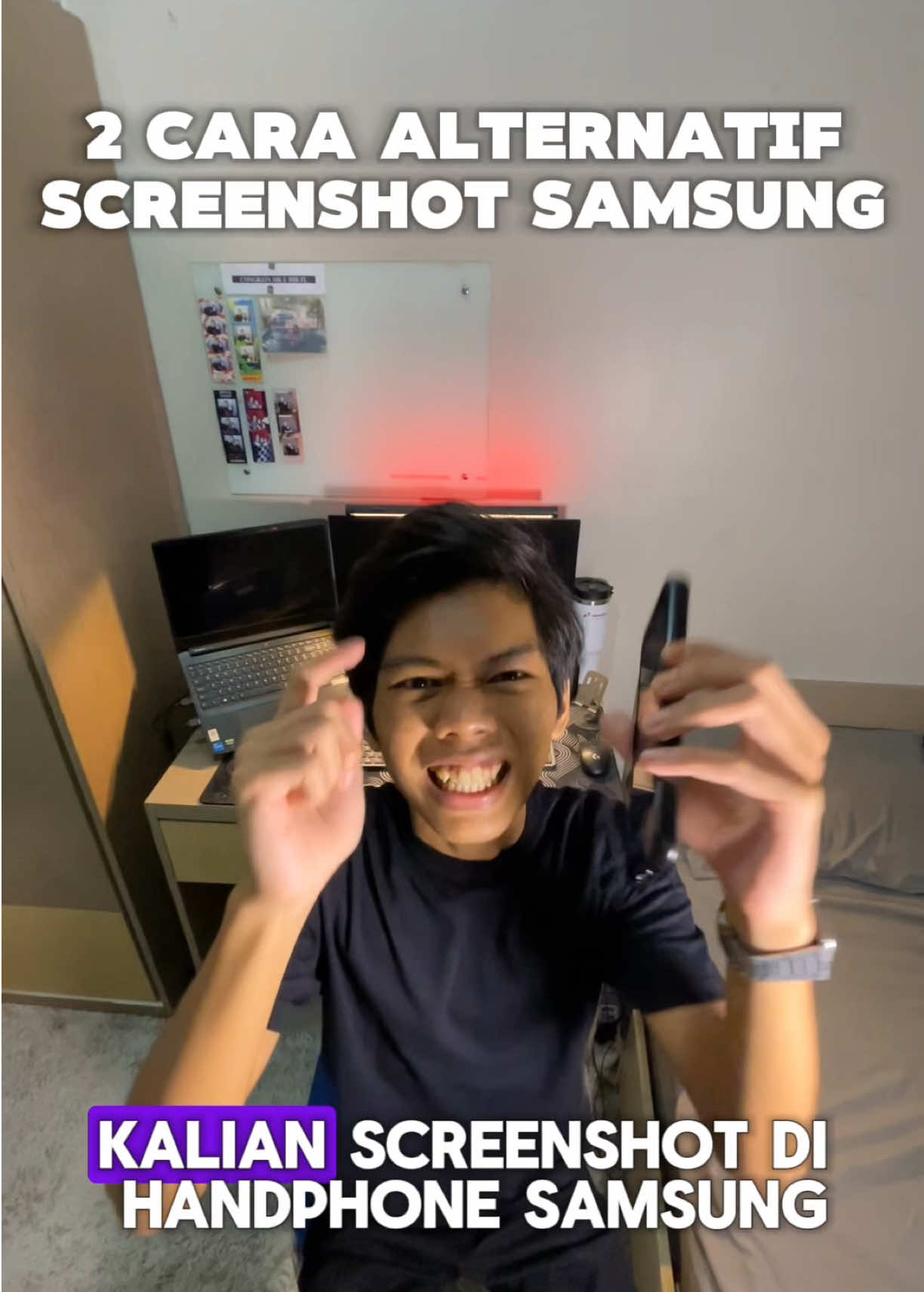 2 cara alternatif screenshot di hp samsung #techtok #samsungtips #gadgetindonesia 