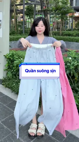 Quần suông sịn #xuhuong #thoitrangnu #quansuong 