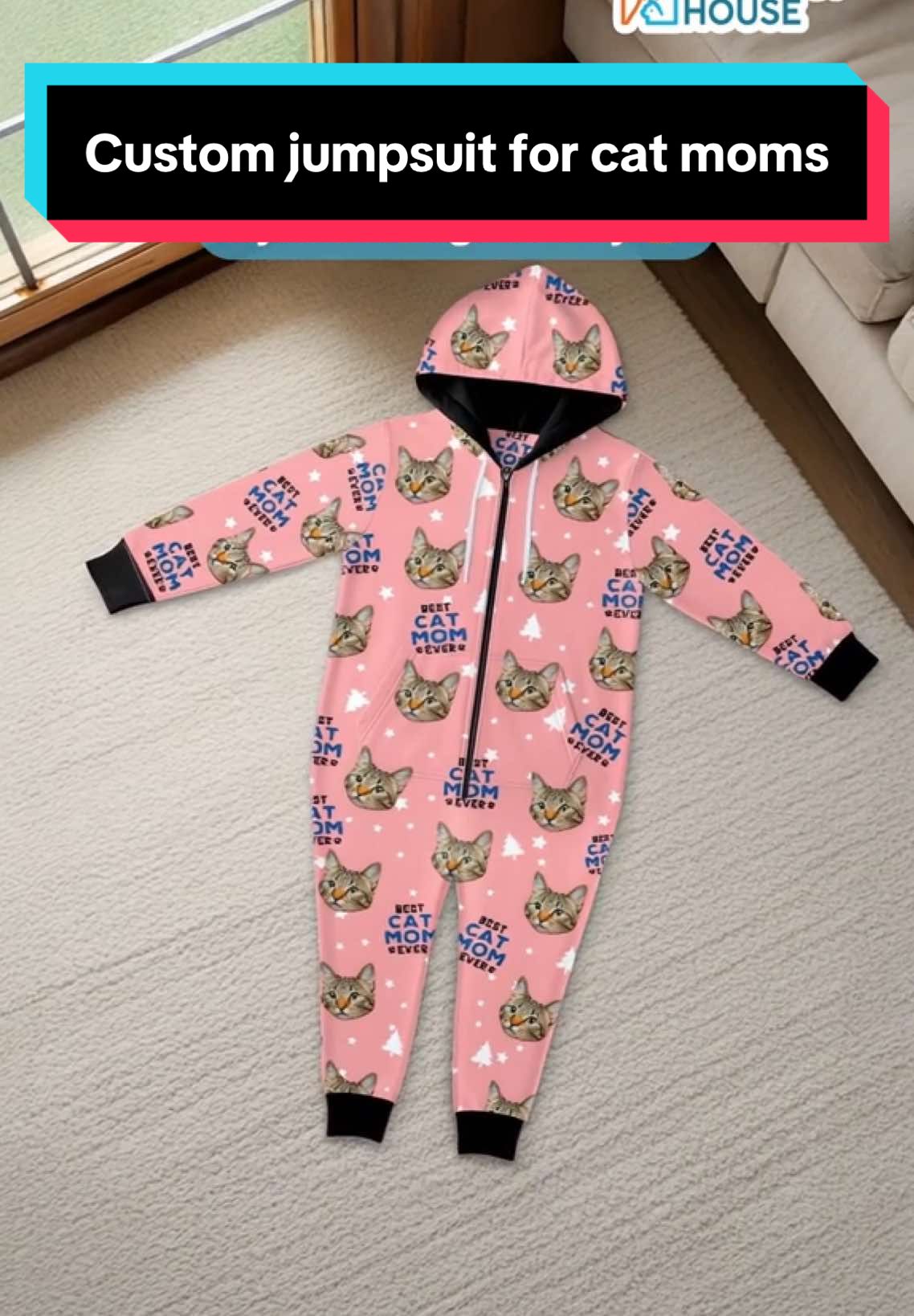 Take your fur baby everywhere… even nap time 💤🐱 #pawfecthouse #personalizedgifts #pet #catmom #cat