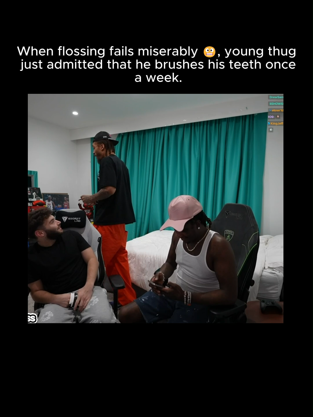 😷💀 Adin Ross vs Young Thug’s Once-A-Week Breath… RIP 😂🔥 #adinrosstok #adinrossfunny #adinrossmoments #viral #fyp