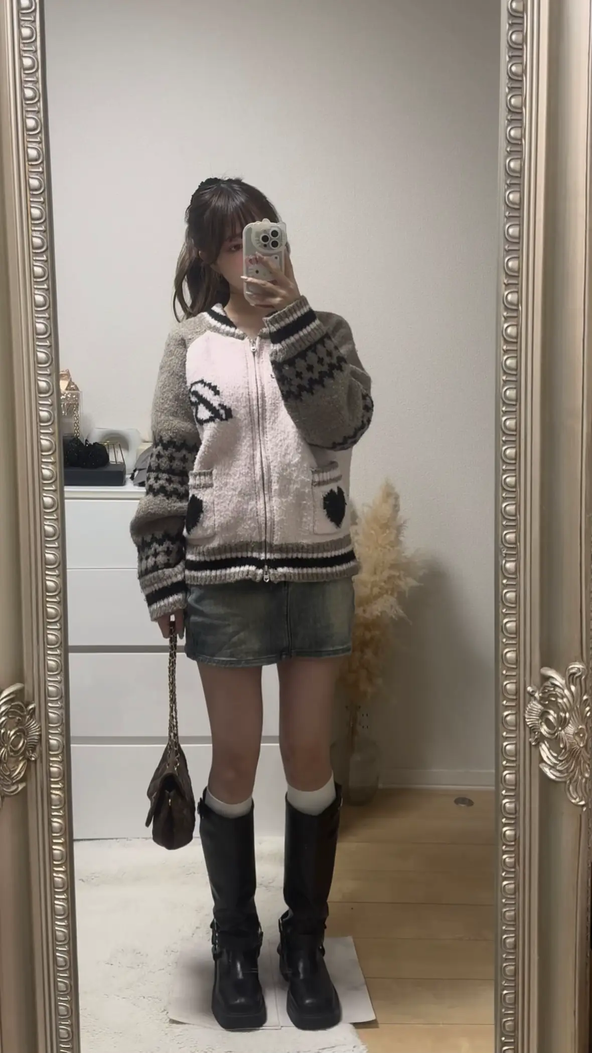 ロングブーツコーデまとめ🐴👢🤎 #秋服 #秋服コーデ #骨格ウェーブ