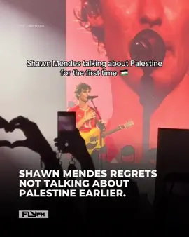 Canadian pop star and songwriter Shawn Mendes has finally spoken up about the Palestine issue during his concert in Portugal. The singer admitted that his heart breaks seeing the suffering in Gaza and expressed regret for not speaking out earlier. 🇵🇸 Credits: tt // _daisycore #EHfly #FlyFMNumber1 #shawnmendes #palestine #gaza 
