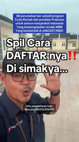Rumah subsidi perumahan program 3 juta rumah dari pemerintah program bapak presiden prabowo subianto yang di peruntukan untuk smua masyarakat indonesia yang belum punya rumah dan memiliki penghasilan rendah, dengan harga yang murah cicilan 1 jutaan FLAT sampai lunas, kunjungan presiden prabowo ke pesona kahuripan 10 dalam rangka akad kredit masal dan penyerah kunci hari senin 29/09/2025 lalu menegaskan bahwa rumah itu penting karna menjadi pondasi ekonomi, dan berharap kedepan makin bnyak lagi realisasi rumah subsidi ini. Daftar sekarng buat nemulai hub: 085216396992 (mas joe) #pesonakahuripan10 #btnproperti #rumahuntukrakyat #jawabarat #rumahuntukrakyat 