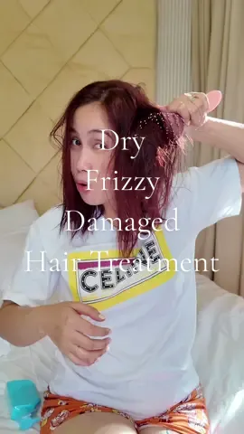 Ano na naman ba to na mga pauso ninyo #hairtreatment #damagedhair #frizzyhair #hairoiling 