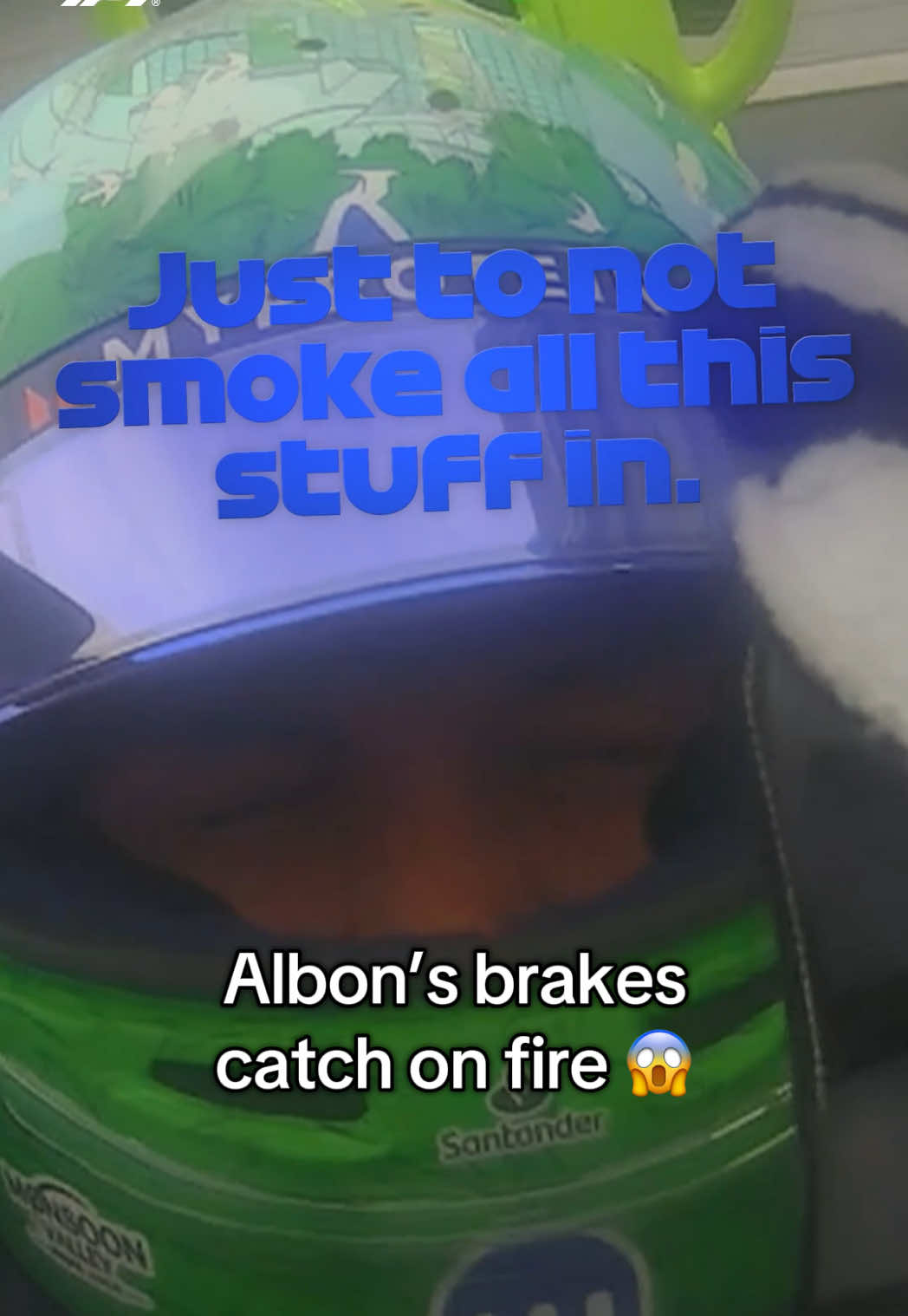 things are already (over)heating up in singapore 🔥 #f1 #singaporegp #alexalbon #williams 