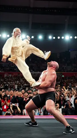 He kicked me down before the referee even arrived#wushu #kungfu #funny #master 