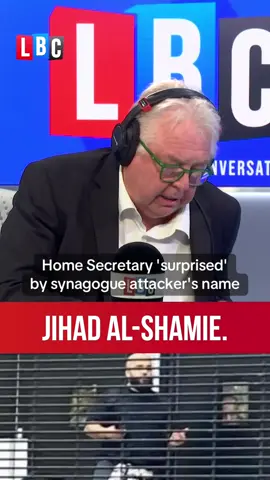 Home Secretary Shabana Mahmood was 'very surprised' to hear the name of the Manchester synagogue attacker. #lbc #manchester #uknews #news #ukpolitics