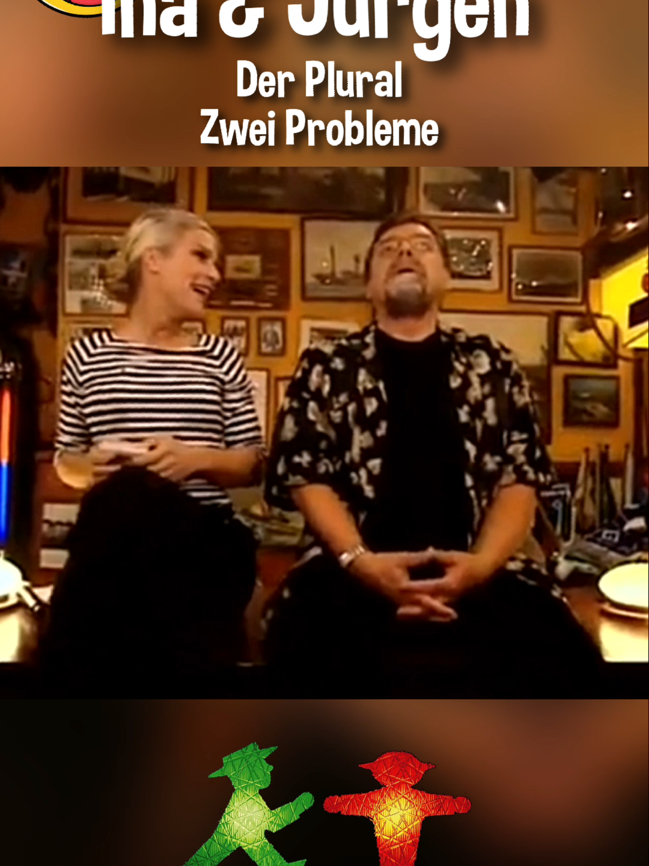 Ina & Jürgen ☆ DER PLURAL ☆ ZWEI PROBLEME 🤣 #funny #inasnacht 