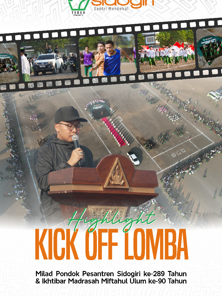 Kick-off lomba Milad Sidogiri pada Jum’at pagi (11/04) berlangsung meriah. Parade dan atraksi semaphore membuka acara yang dilaksanakan di lapangan Sidogiri ini. Kick-off lomba Milad menjadi pembuka dari rangkaian lomba yang akan berlangsung. Pertandingan bola kasti antara Daerah C melawan N dan Q melawan H menjadi laga pembuka liga bola kasti Milad. Akun ini merupakan media resmi #miladsidogiri289 yang dikelola oleh Panitia Milad Pondok Pesantren Sidogiri ke-289 Tahun dan Ikhtibar Madrasah Miftahul Ulum ke-90 Tahun. #Sidogiri  #MiladSidogiri289  #SantriMerdeka  #Recapmilad 