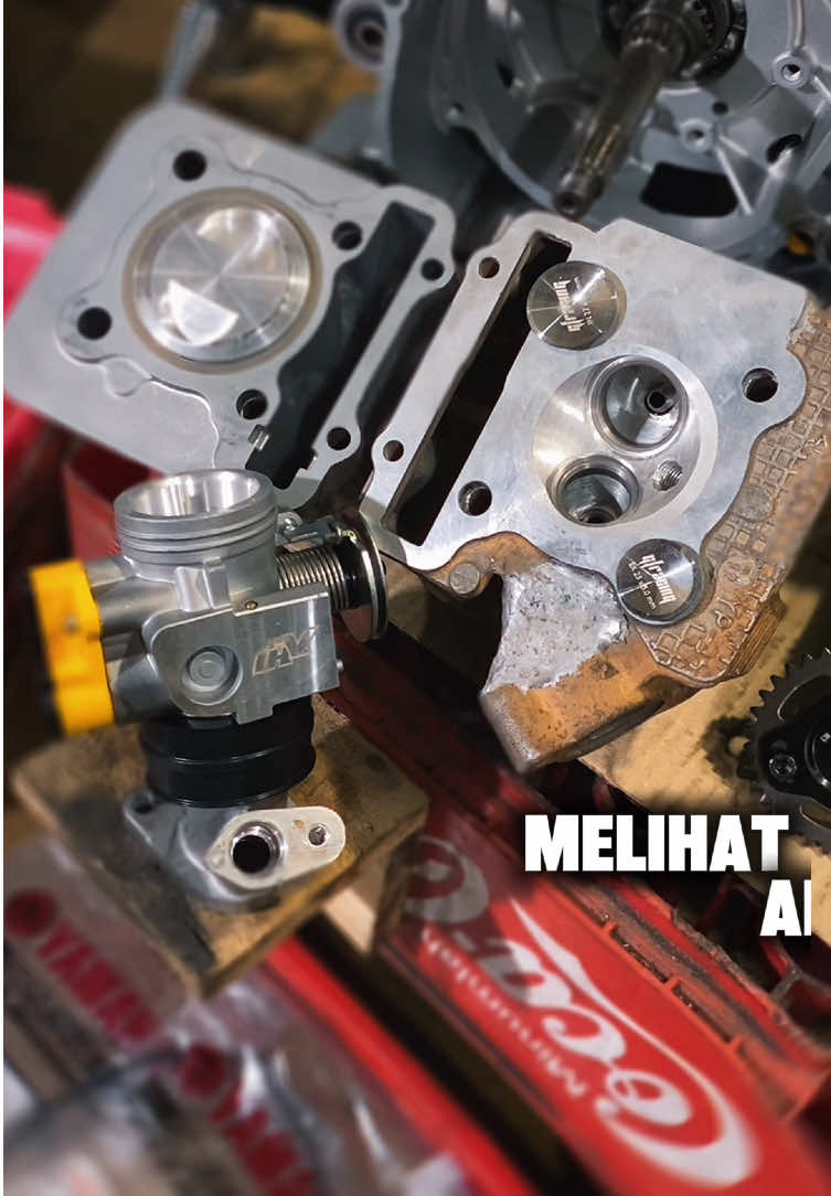 Mio M3 58 Tune Up nya kakaaa 👻 #bm168 #mioi125 #miom3 #168_modification 