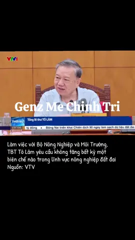 Làm việc với Bộ Nông Nghiệp và Môi Trường, TBT Tô Lâm yêu cầu không tăng bất kỳ một biên chế nào#tongbithutolam 