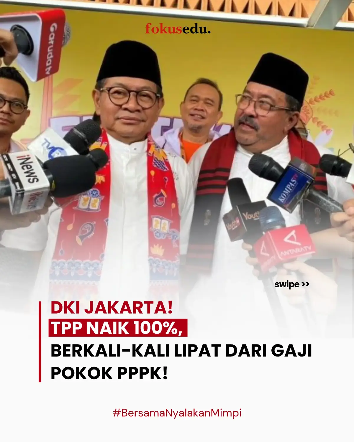 Tanpa efisiensi anggaran, TPP DKI Jakarta naik 100%! #dkijakarta #pppk #pns #cpns #pppkparuhwaktu