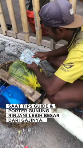 Saat guide & porter dapat tamu sultan dan darmawan,, auto tipsnya gacorrrr... best service and best feedback #gpmandalika #rinjani #sembalun #privatetriprinjani #rinjaniawesometrekking 