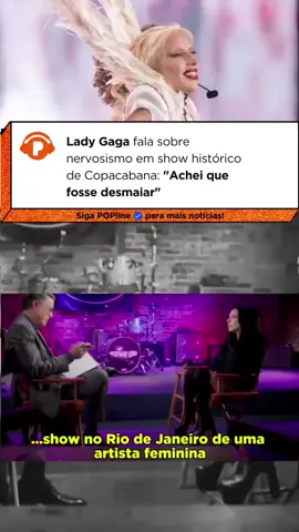 No Late Show with Stephen Colbert, Lady Gaga revelou que quase desmaiou de nervoso ao subir no palco de Copacabana, em maio. O show reuniu mais de 2 milhões de pessoas, e a cantora contou que a sensação foi tão forte quanto a do início da carreira, quando ainda implorava para ter 20 pessoas na plateia. O que vocês acham? Imagens: CBS / Brazil News
