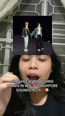 THE WORLD IS HEALINGG?! OMGGGG MY HEESUN, THIS IS SO CUTEEE STOPPPP, THIS WASN’T ON MY 2025 BINGO CARD!! MY SHIP IS SAILING AGAAAAAIIN 😭🫶 #wtlinsingapore #heesun #heesuncomeback #holdinghands #fyp 