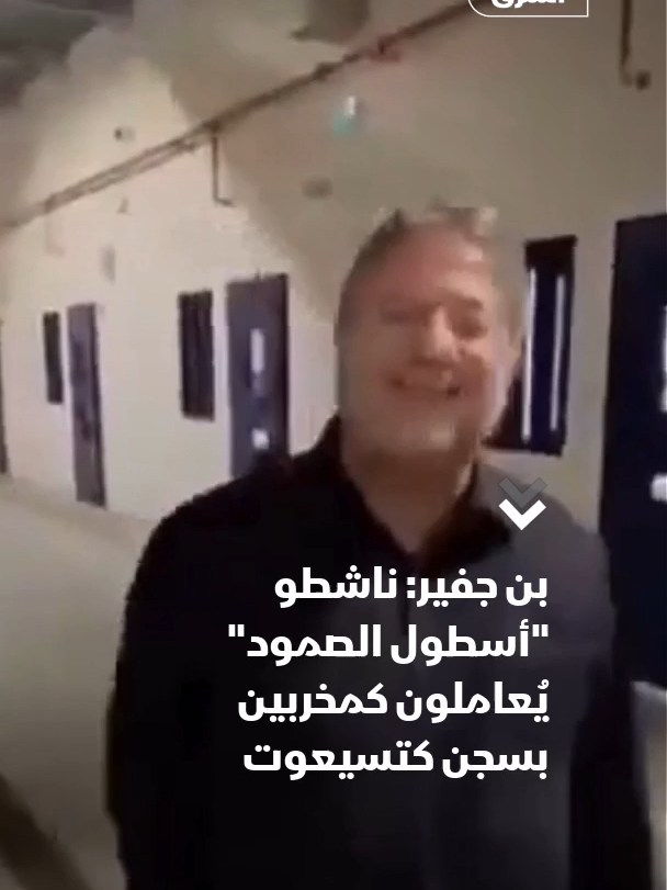 وزير الأمن القومي الإسرائيلي إيتمار بن جفير مهاجما ناشطي أسطول 