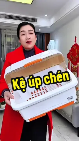 Kệ úp chén bát có nắp đậy vừa sang ,gọn gàng lại sạch sẽ nữa #keupchenbat #kedechenbatconapday #tiemcuachang #changngoxaykenh #giadungtienich 