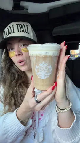 Protein cold foam from Starbucks with a side of rufkm :) love you bye #proteincoffee #starbucks 